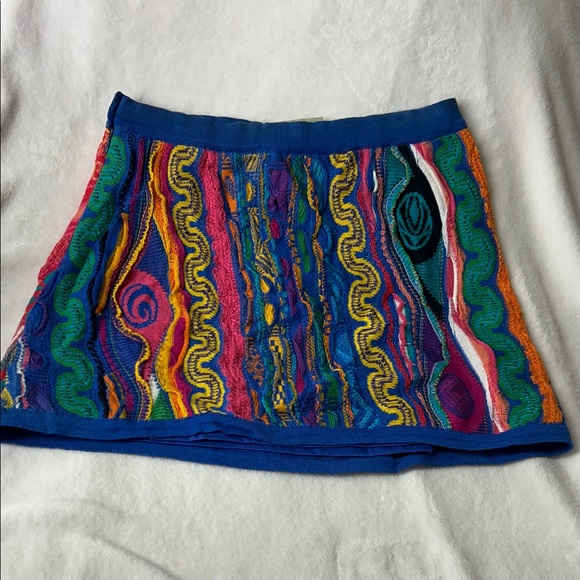 🖤Vintage NWT🔺RARE 💕 COOGI 3D Textured Knit Halter Top and Skirt Set - Picture 8 of 15